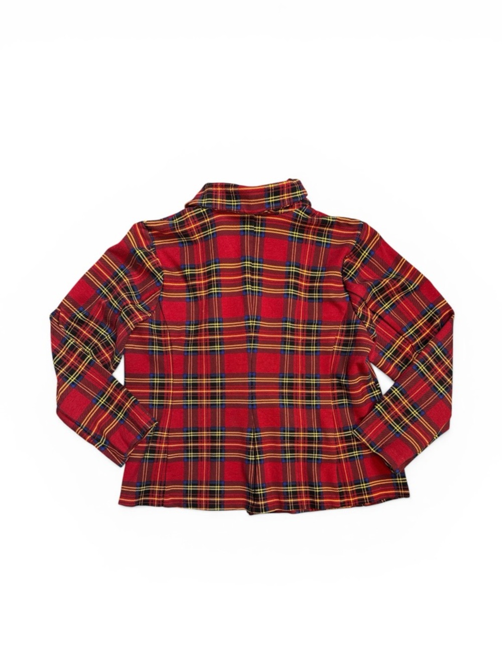 BETSEY JOHNSON X TORRID LTD EDITION RED PLAID PONTE BLAZER CLUELESS PREPPY PUNK - Picture 9 of 14